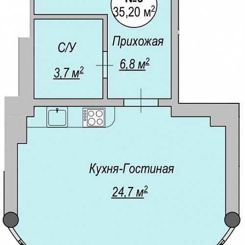 Апартаменты в п. Ольгинка
